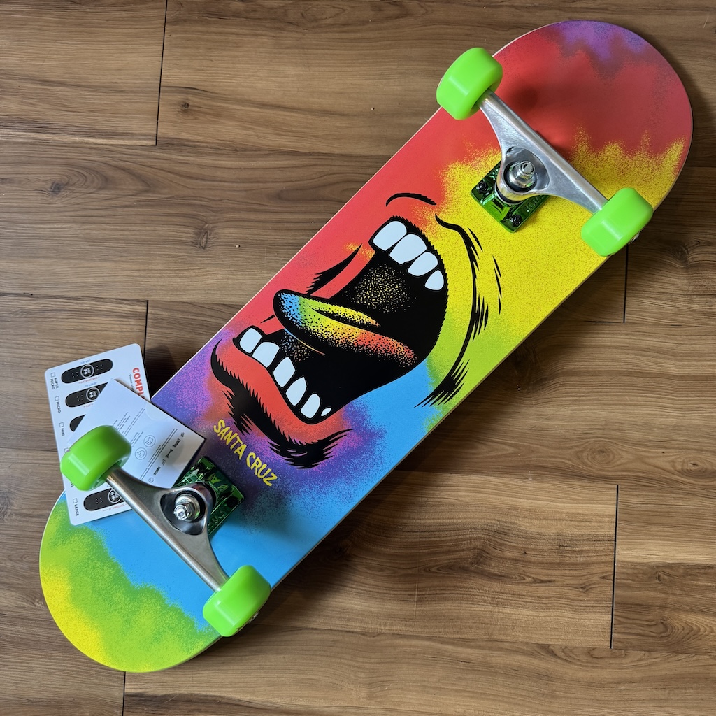 SANTA CRUZ - Big Mouth Tie Dye 8.0" Complete Skateboard