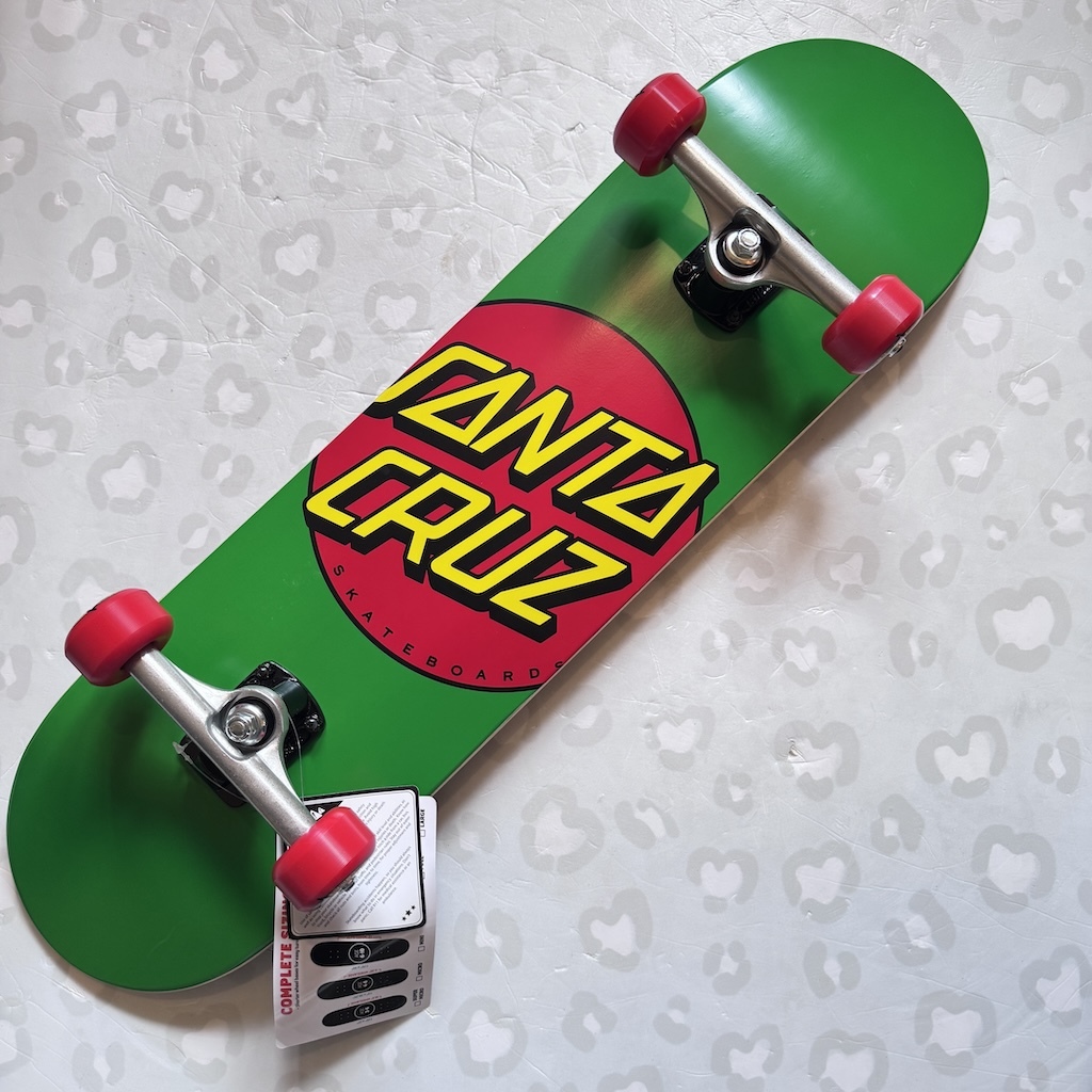 SANTA CRUZ - Classic Dot Green 7.8" Complete Skateboard