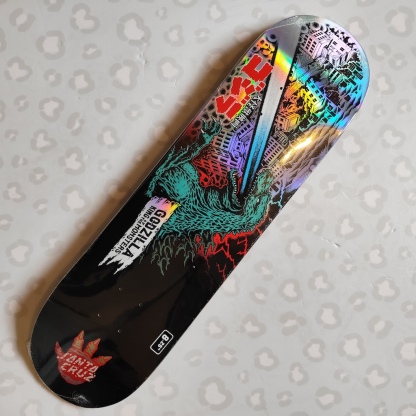 スケートボード Santa Cruz - SANTA CRUZ GODZILLA O&#39;BRIEN REAPER DECK 8.25