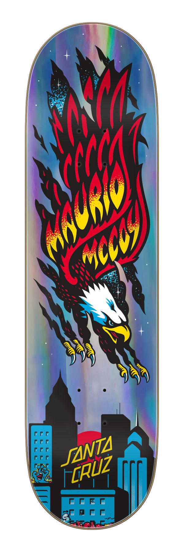 SANTA CRUZ - McCoy Ripping Eagle Twin Tail VX 8.25" Skateboard Deck