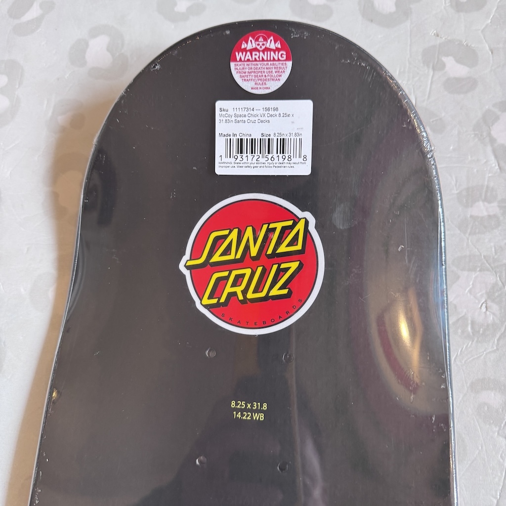 SANTA CRUZ - McCoy Space Chick VX 8.25" Skateboard Deck