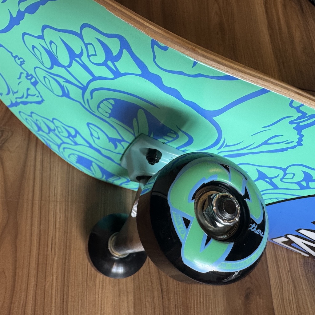 SANTA CRUZ - Other Dot Hands Light Blue 7.75" Complete Skateboard
