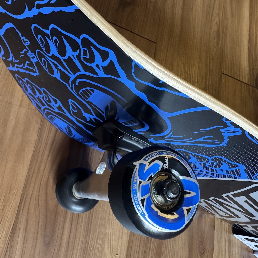 SANTA CRUZ - Other Dot Hands Dark Blue 8.25" Complete Skateboard