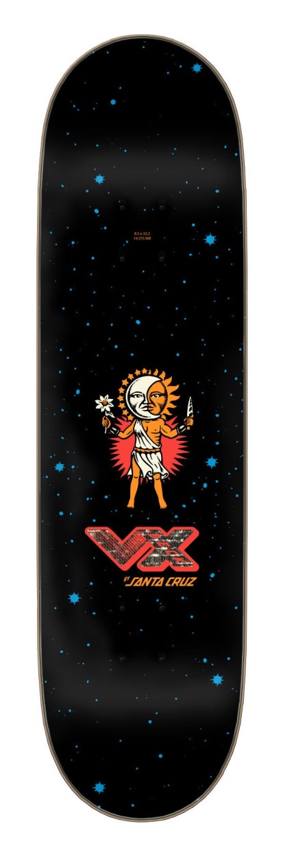 SANTA CRUZ - Wooten Crest VX 8.5" Skateboard Deck