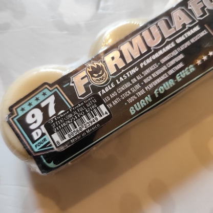 SPITFIRE - Formula Four Conical Full Natural 54mm/97 Skateboard Wheels