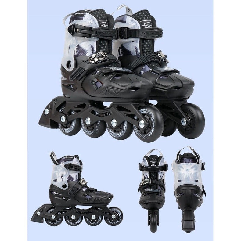 FLYING EAGLE - Black S3 Cosmo Kids Adjustable Inline Skates