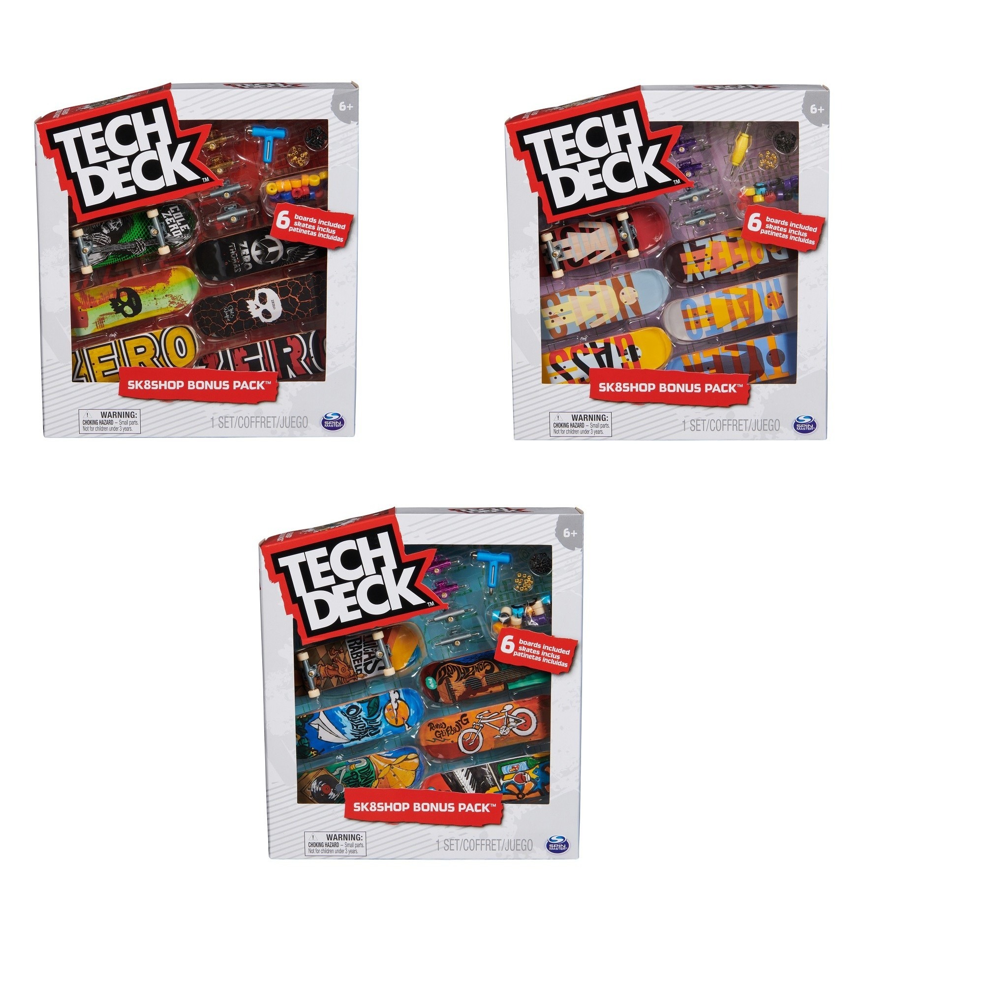 TECH DECK - Sk8shop Bonus Plastic Fingerboard Set – Wheel TECH DECK - Sk8shop Bonus Plastic Fingerboard Set – Wheel
