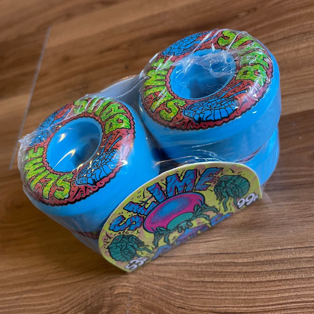 SLIME BALLS - Flea Balls Speed Balls Blue 53mm/99a Skateboard Wheels