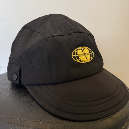 WHEEL LOVE - Black Soft Brim Globe Wu Quick Dry Cap