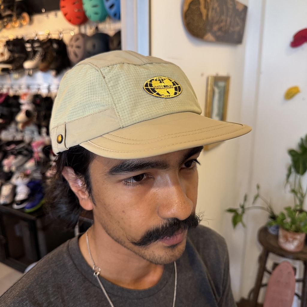 WHEEL LOVE - Khaki Soft Brim Globe Wu Quick Dry Cap