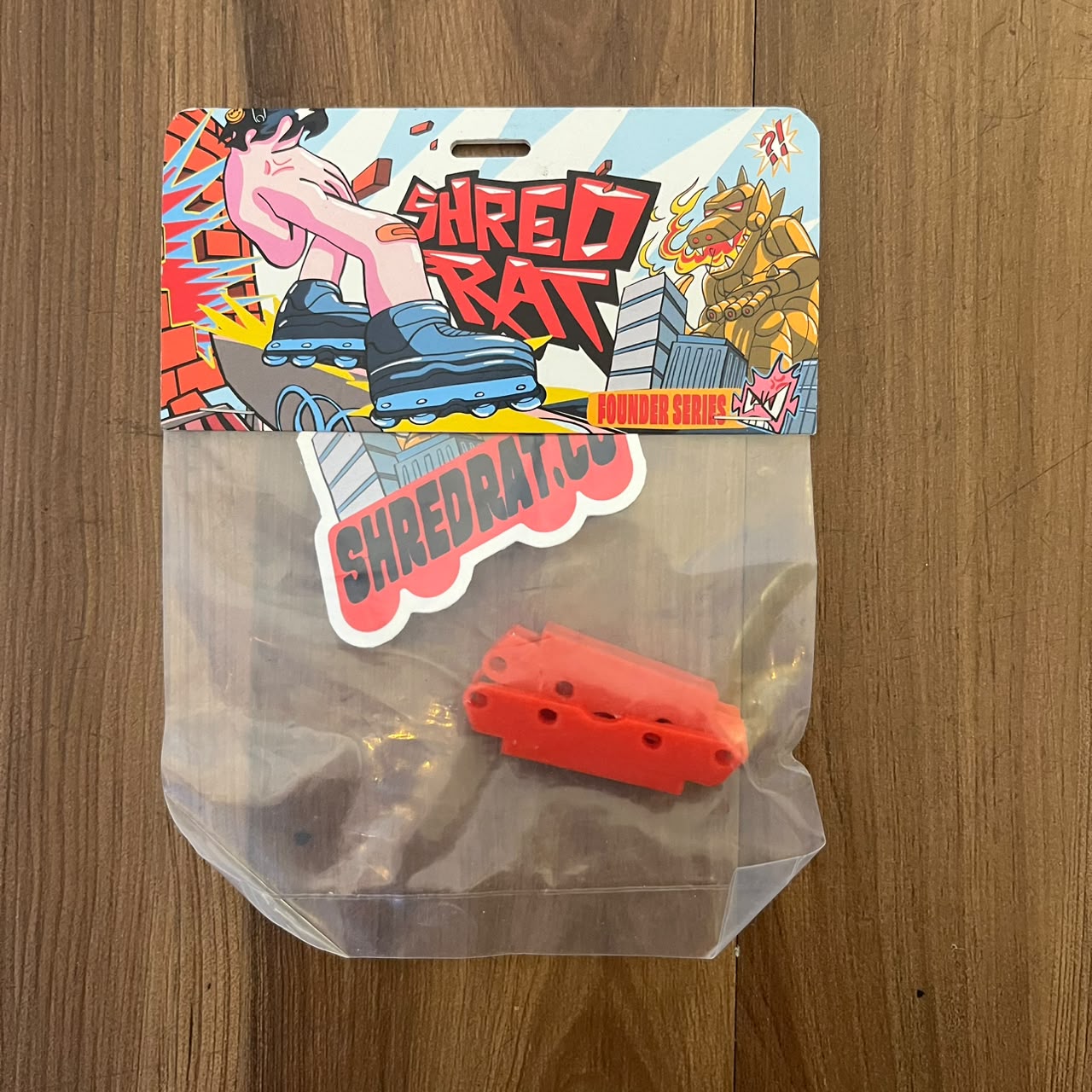 SHRED RAT - Red Frames For Fingerblades