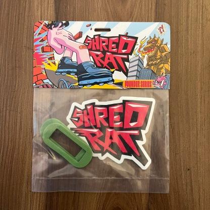 SHRED RAT - Green Souplates For Fingerblades