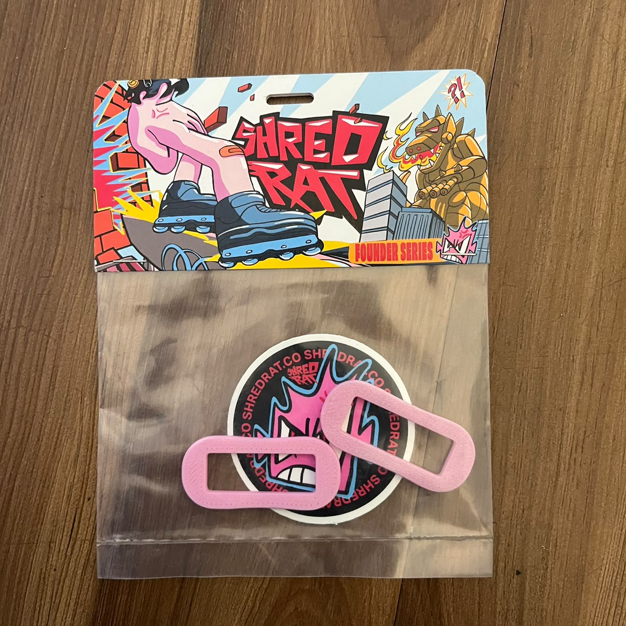 SHRED RAT - Pink Souplates For Fingerblades