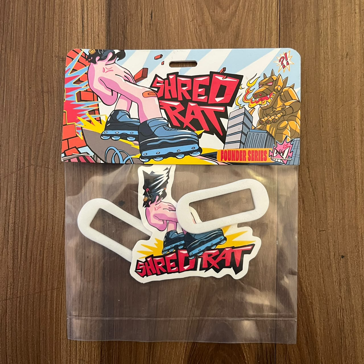 SHRED RAT - White Souplates For Fingerblades