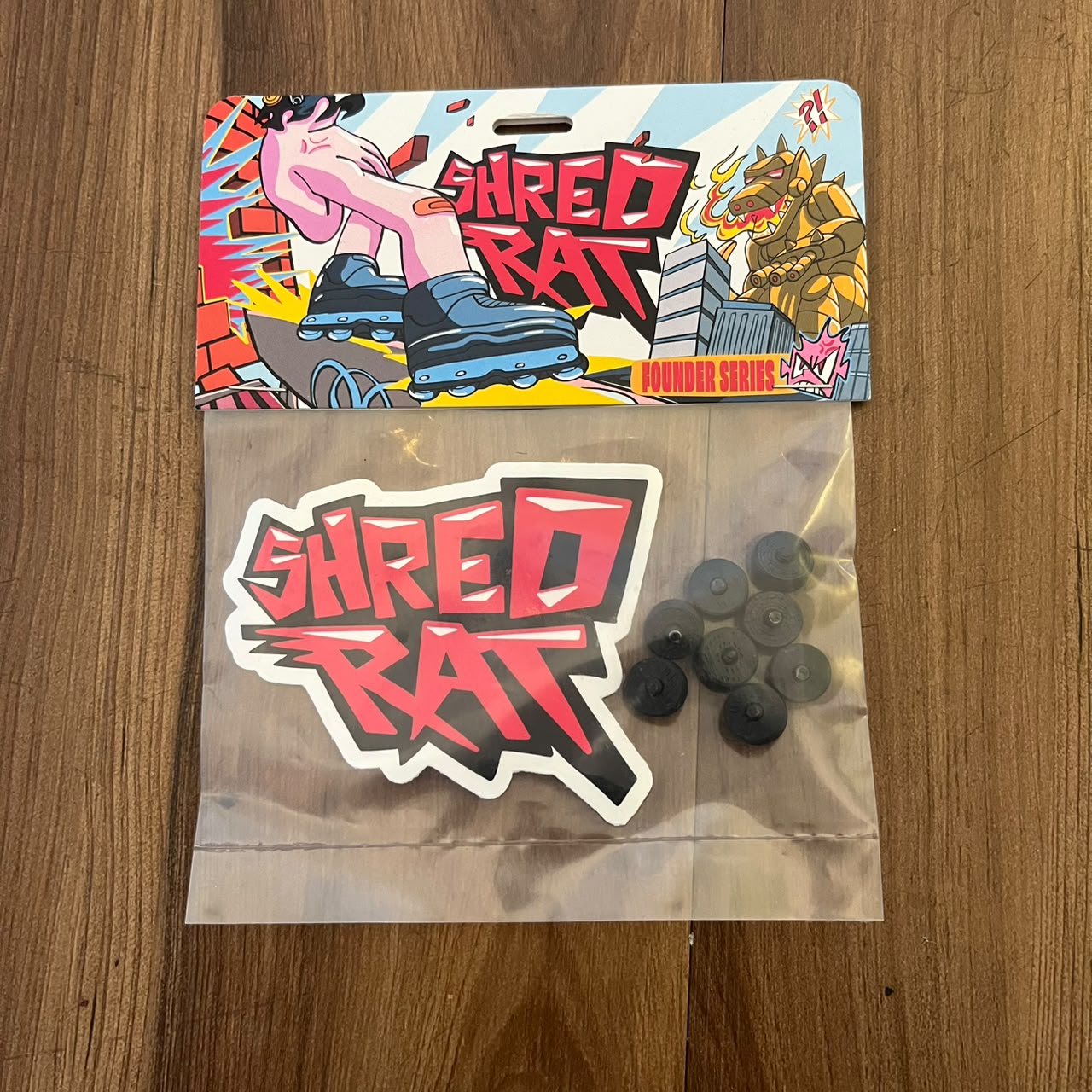 SHRED RAT - Black Wheels For Fingerblades