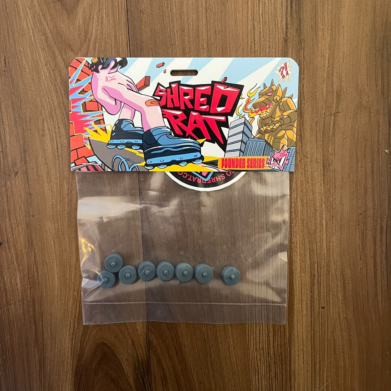 SHRED RAT - Grey Wheels For Fingerblades