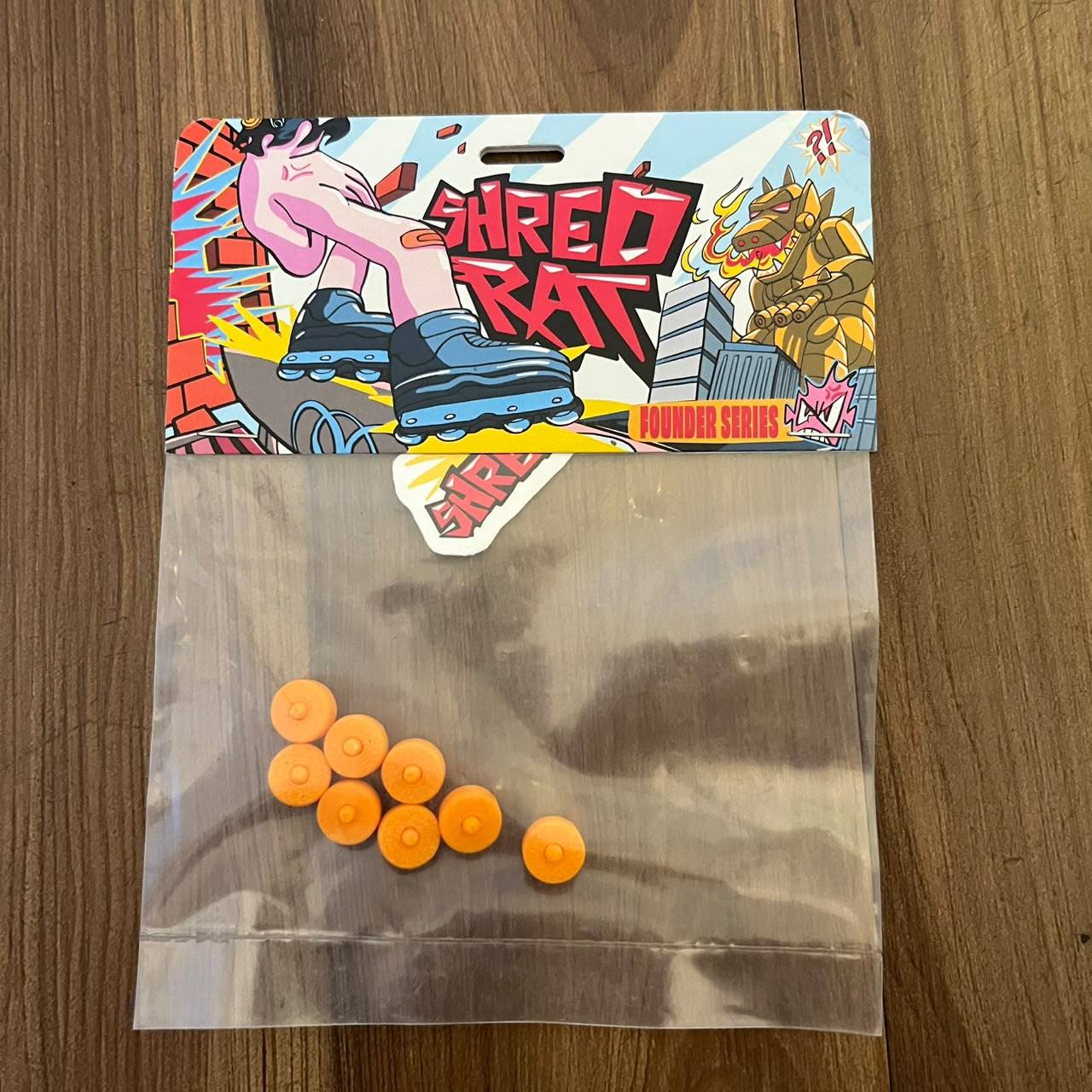 SHRED RAT - Orange Wheels For Fingerblades