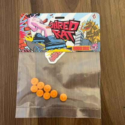 SHRED RAT - Orange Wheels For Fingerblades