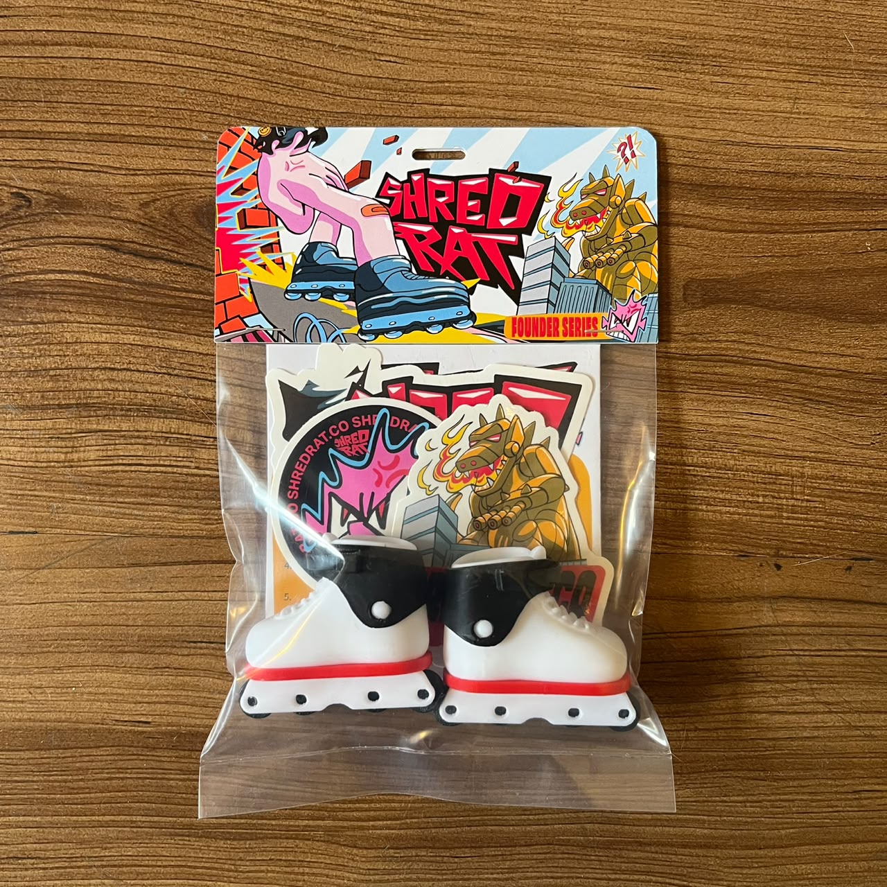 SHRED RAT - Deadstock White Fingerblades