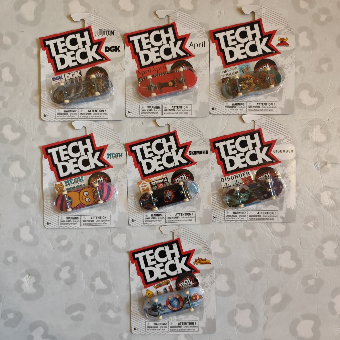 TECH DECK - M59 Street Plastic Single 30mm Fingerboards