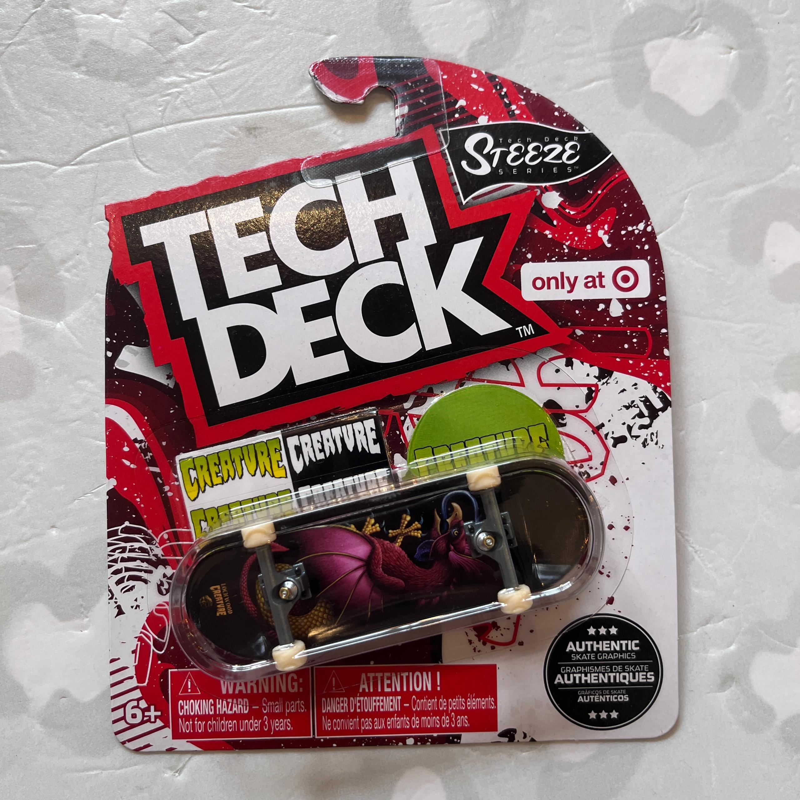 TECH DECK - Plastic Single 30mm Fingerboards (Steeze Set)