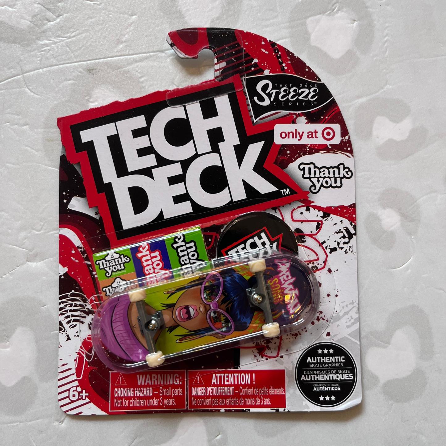 TECH DECK - Plastic Single 30mm Fingerboards (Steeze Set)