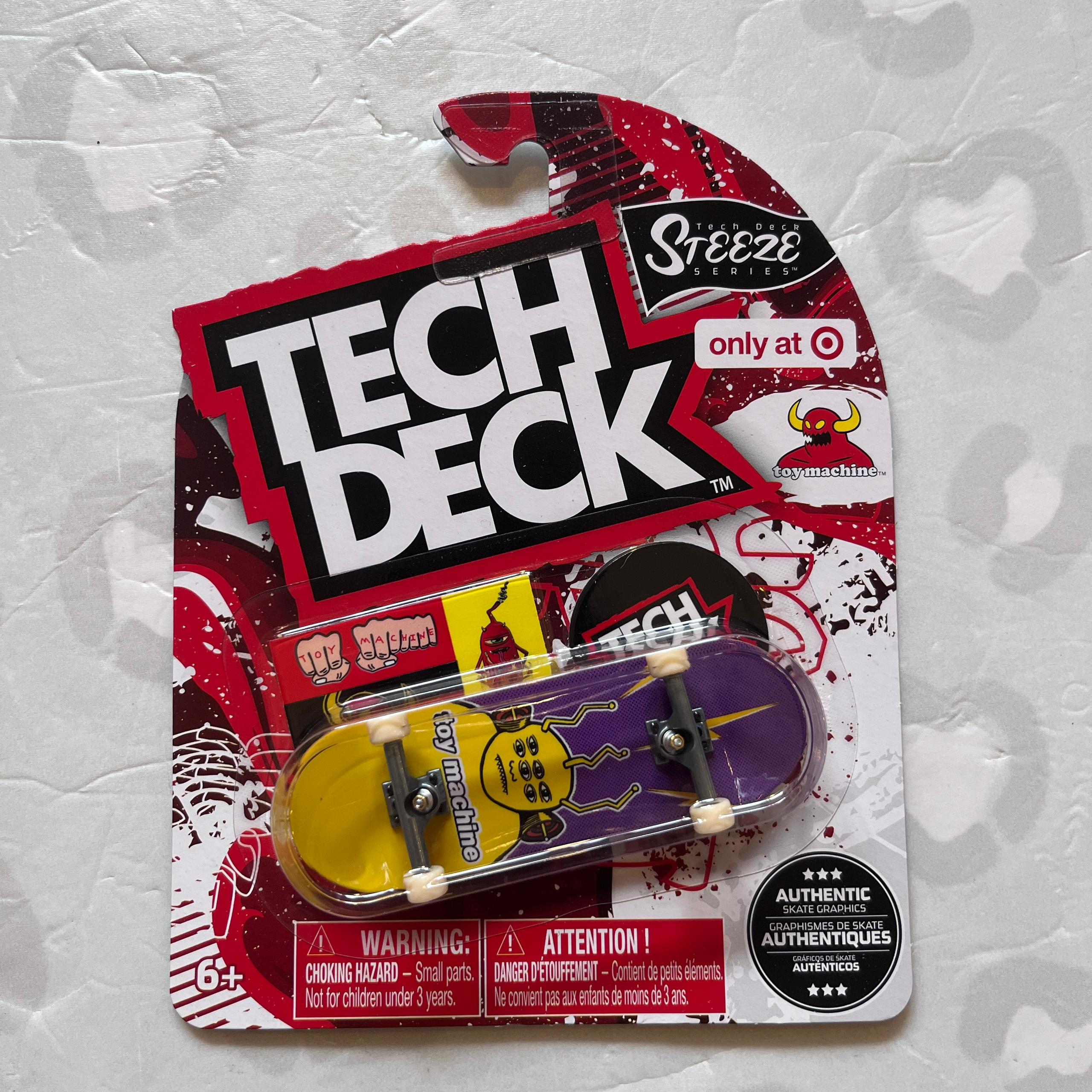 TECH DECK - Plastic Single 30mm Fingerboards (Steeze Set)