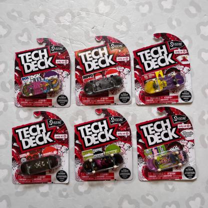 TECH DECK - Plastic Single 30mm Fingerboards (Steeze Set)