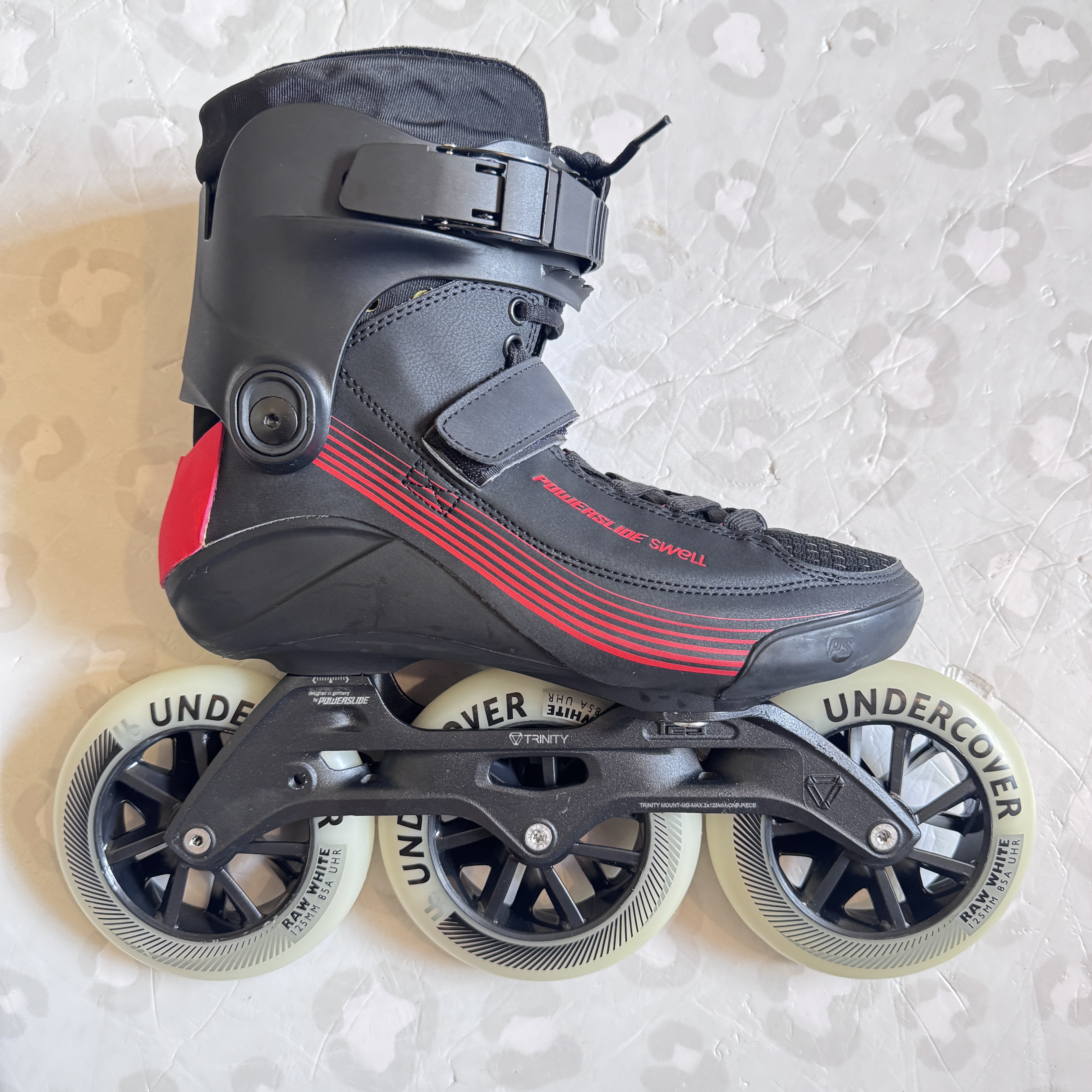 POWERSLIDE - Swell Black 125 3D Adapt Fitness Inline Skates (Custom Setup)