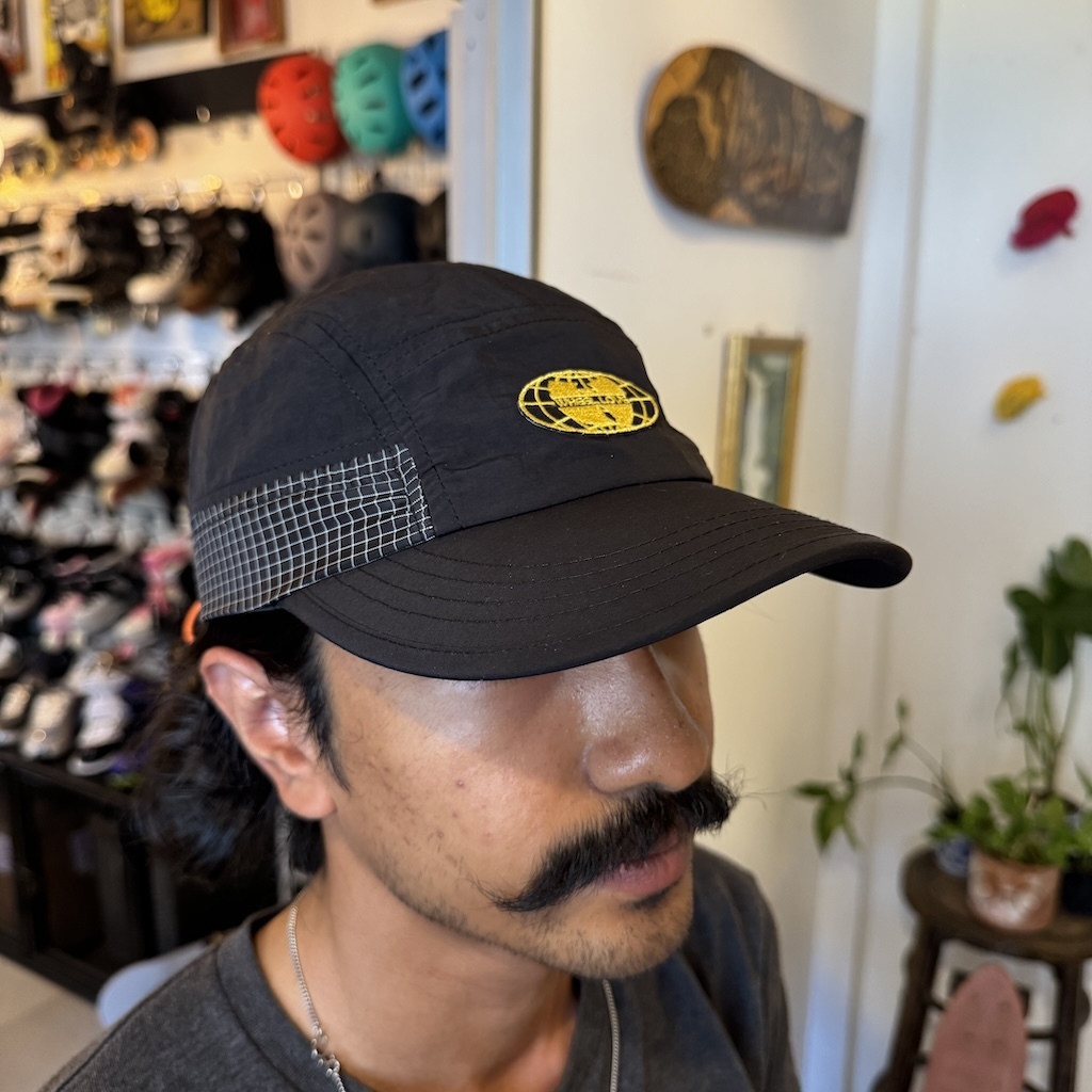 WHEEL LOVE - Black Tech Globe Wu Quick Dry Cap