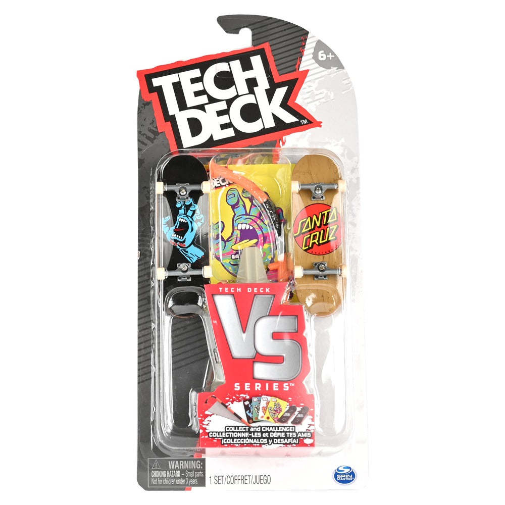 TECH DECK - Santa Cruz Versus Fingerboards & Obstacle Set