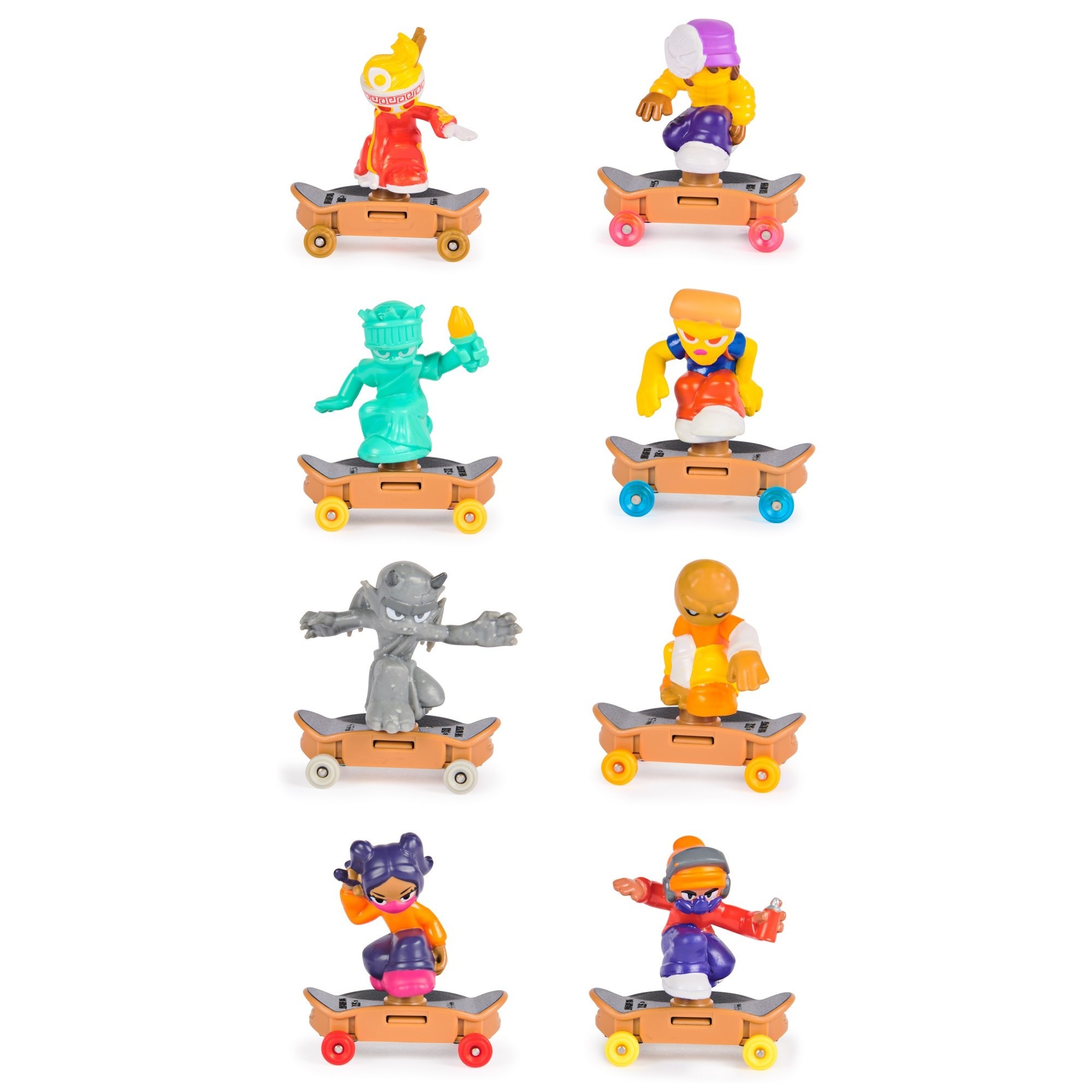 TECH DECK - Free Riders Collectible Mini Skateboard Figure (Blind Pack)