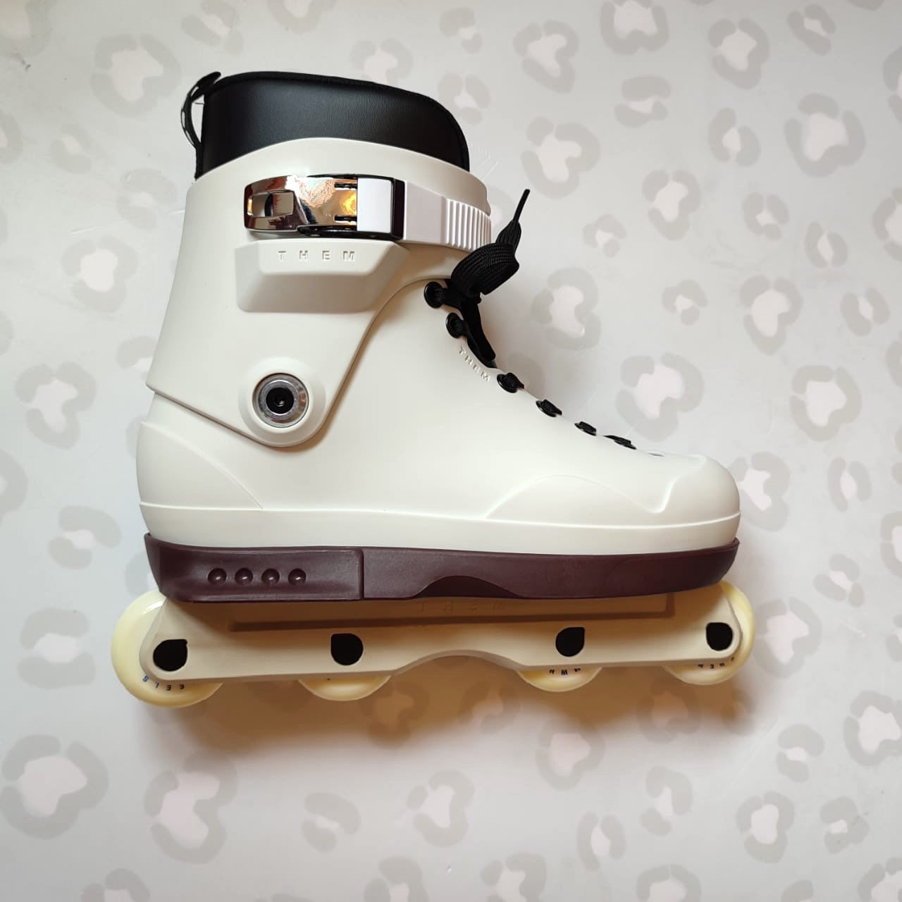 THEM - White 909 (Maroon Plate) Aggressive Inline Skates