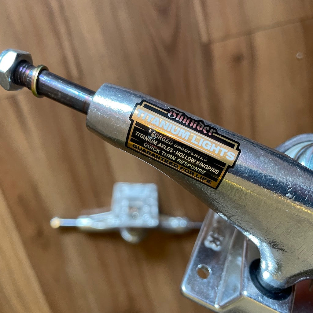 THUNDER - Titanium Polished Skateboard Trucks – Wheel Love
