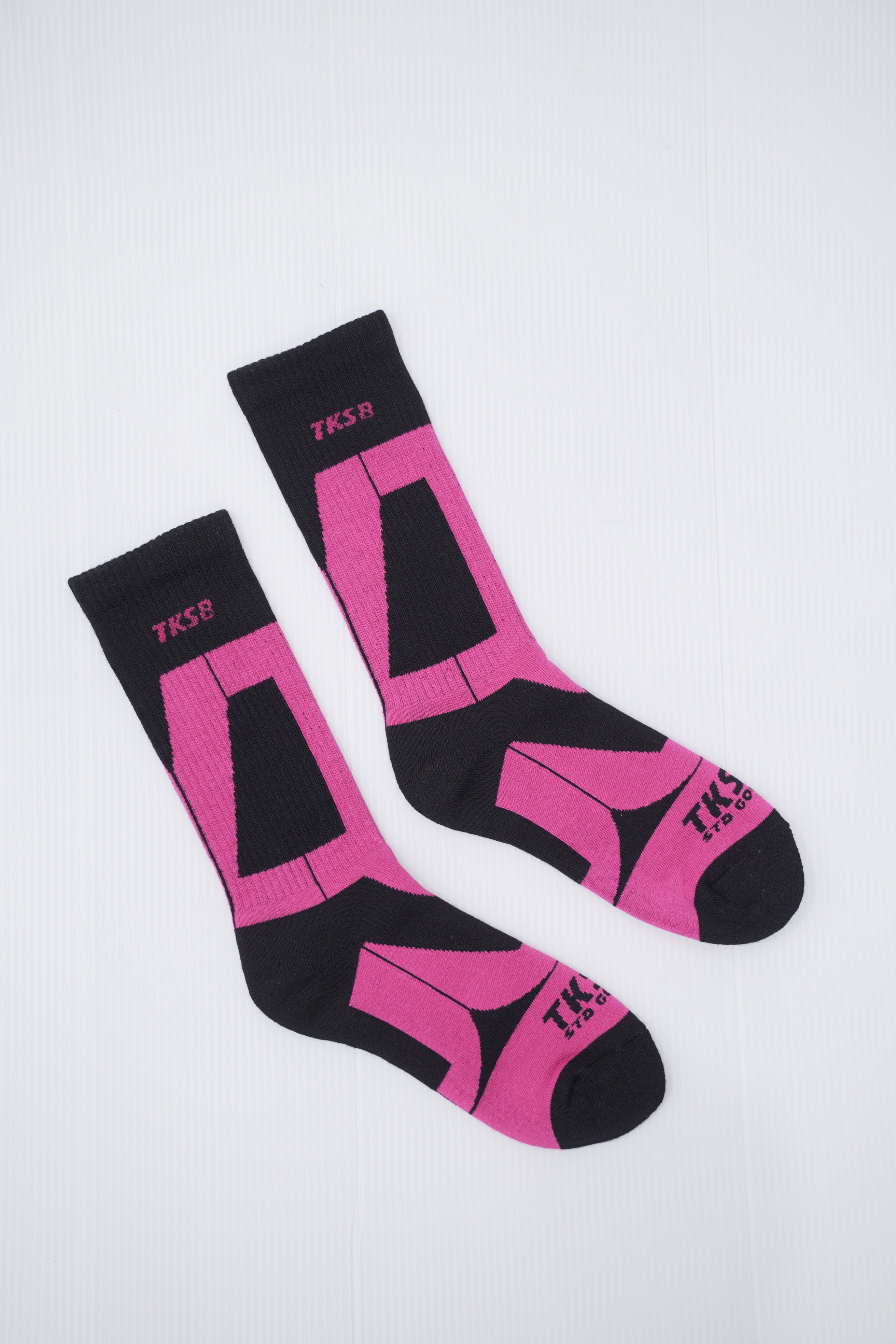 TKSB - Black/Pink TV Socks