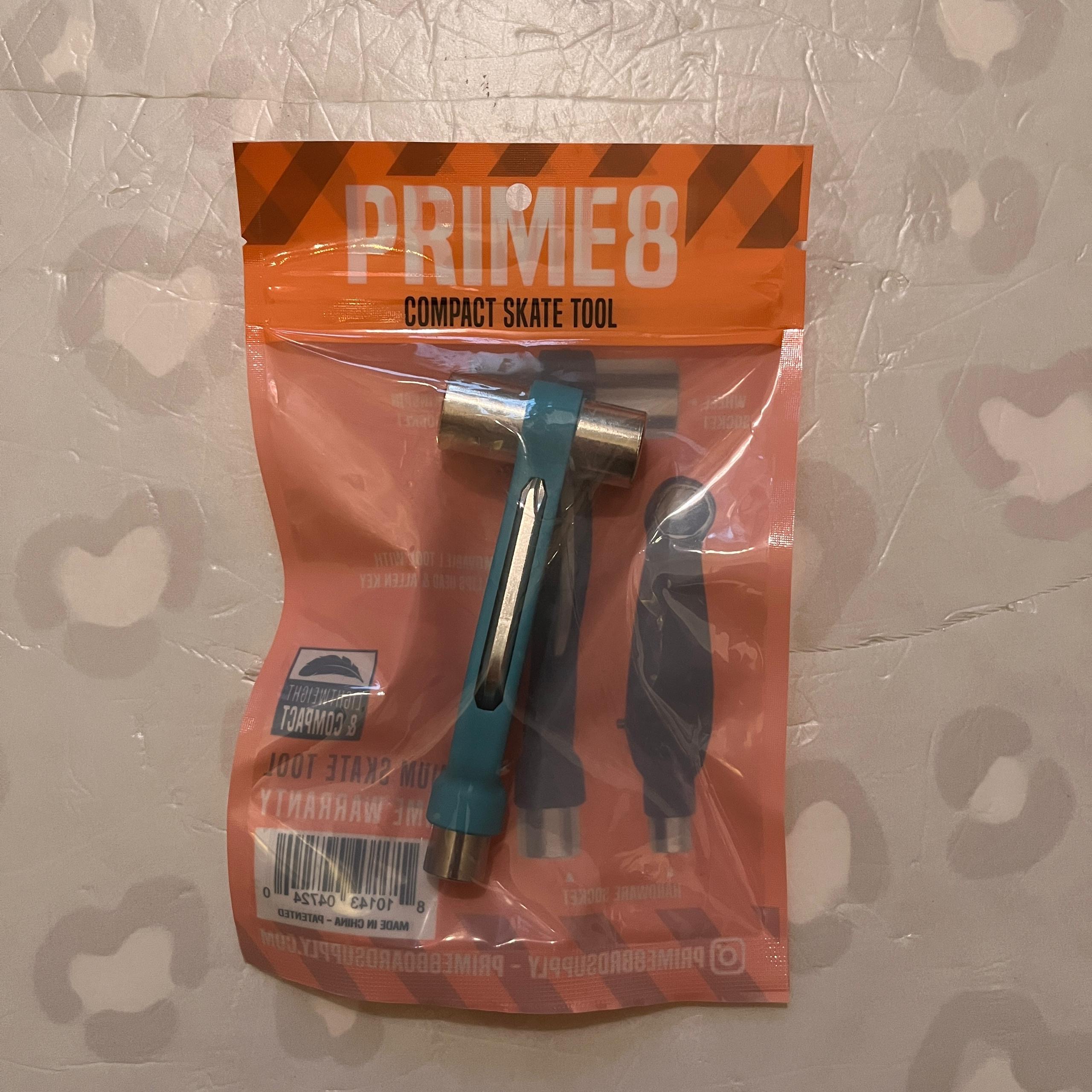 PRIME8 - Mint Blue Compact Skateboard Tool