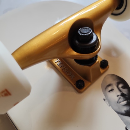 PRIMITIVE - Tupac Posted 8.0" Skateboard (Premium Tensor + Ricta Custom Combo!)