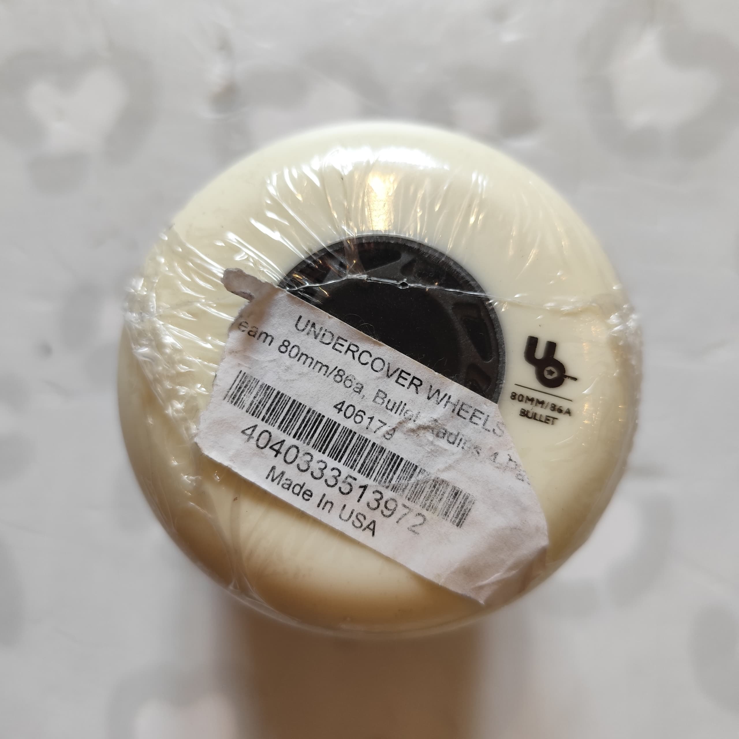 UNDERCOVER - Team 8-pack 80mm / 86a White Urban Inline Skate Wheels