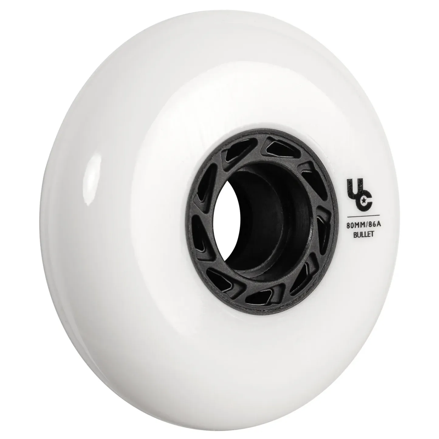 UNDERCOVER - Team 8-pack 80mm / 86a White Urban Inline Skate Wheels