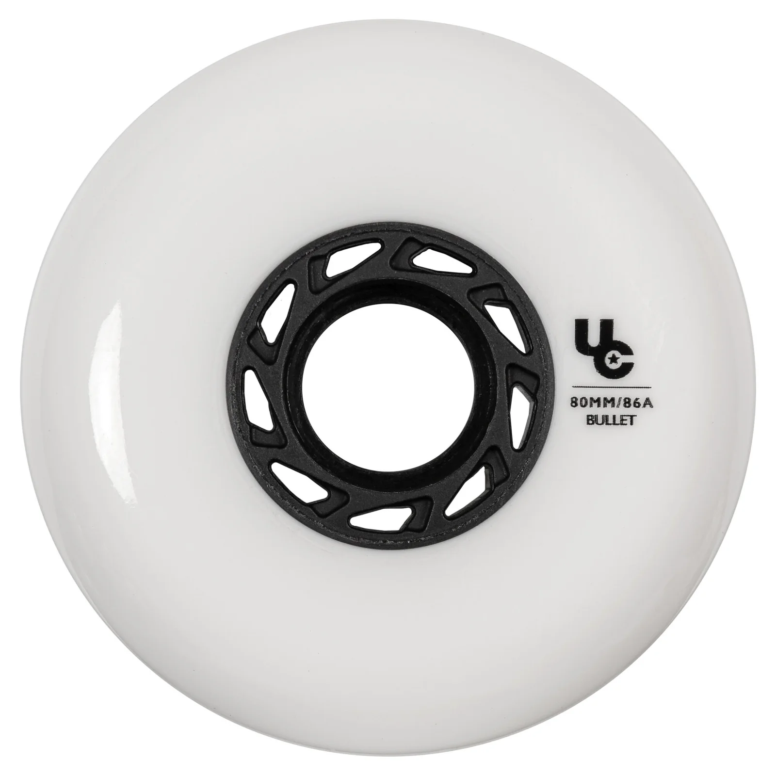 UNDERCOVER - Team 8-pack 80mm / 86a White Urban Inline Skate Wheels