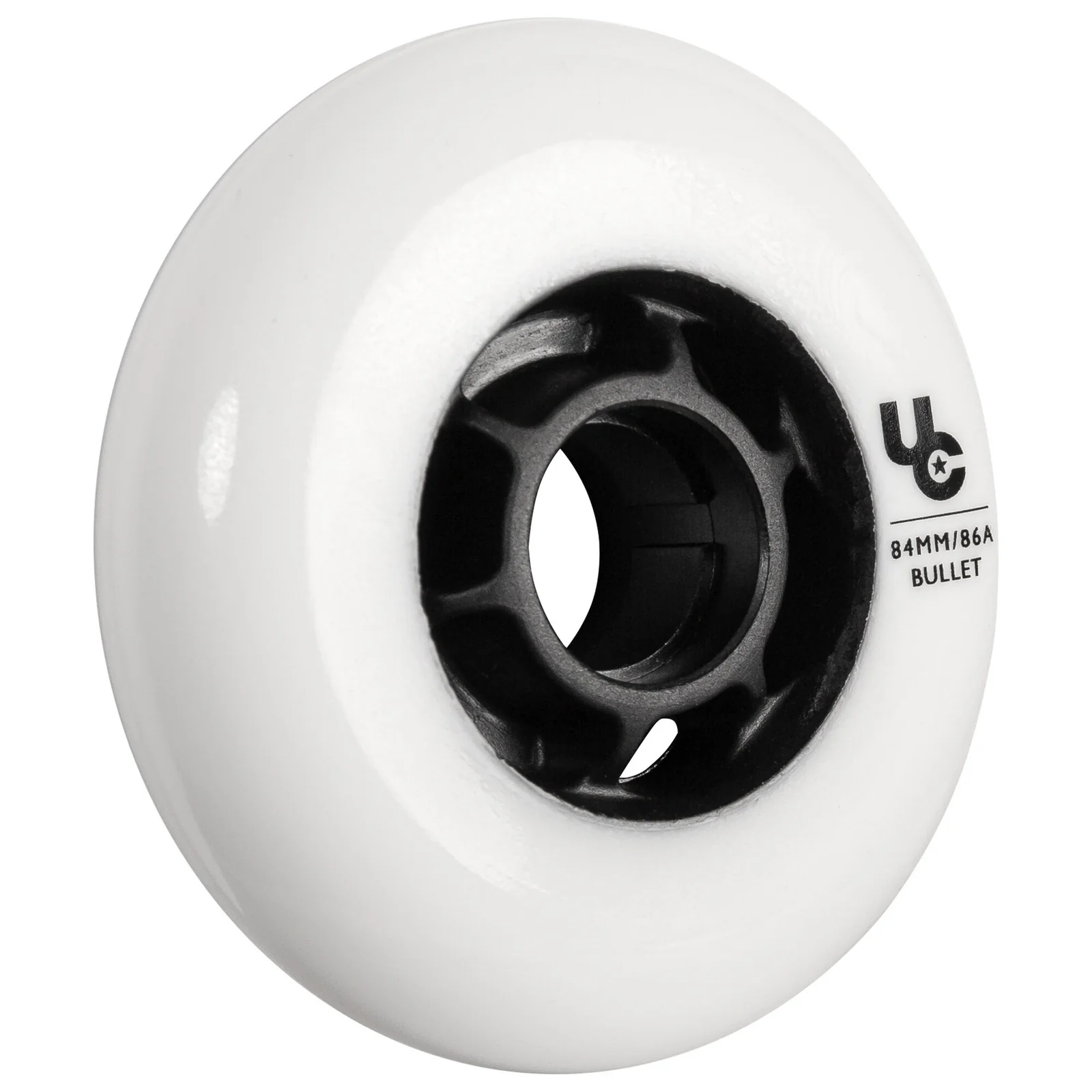 UNDERCOVER - Team 8-pack 84mm / 86a White Urban Inline Skate Wheels