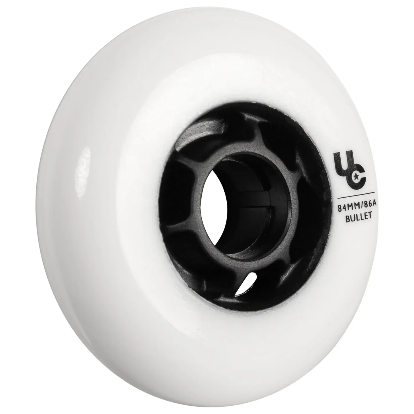 UNDERCOVER - Team 8-pack 84mm / 86a White Urban Inline Skate Wheels