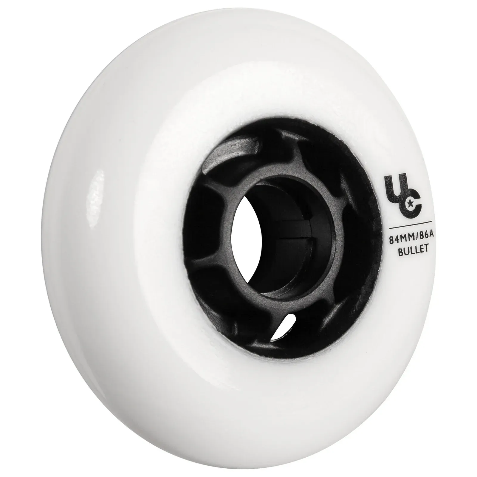UNDERCOVER - Team 8-pack 84mm / 86a White Urban Inline Skate Wheels