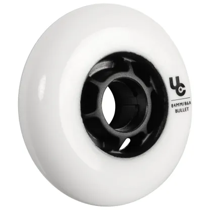 UNDERCOVER - Team 8-pack 84mm / 86a White Urban Inline Skate Wheels