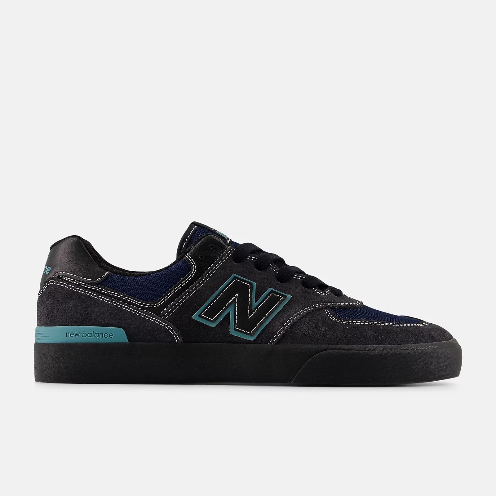 NB NUMERIC - 574 Vulc (VGT Faded Black / Faded Teal) Skate Shoes