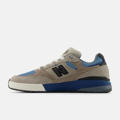NB NUMERIC - Andrew Reynolds 933 (ASB Mushroom / Still Water) Skate Shoes (CONTAINS PIG LEATHER)