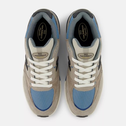 NB NUMERIC - Andrew Reynolds 933 (ASB Mushroom / Still Water) Skate Shoes (CONTAINS PIG LEATHER)