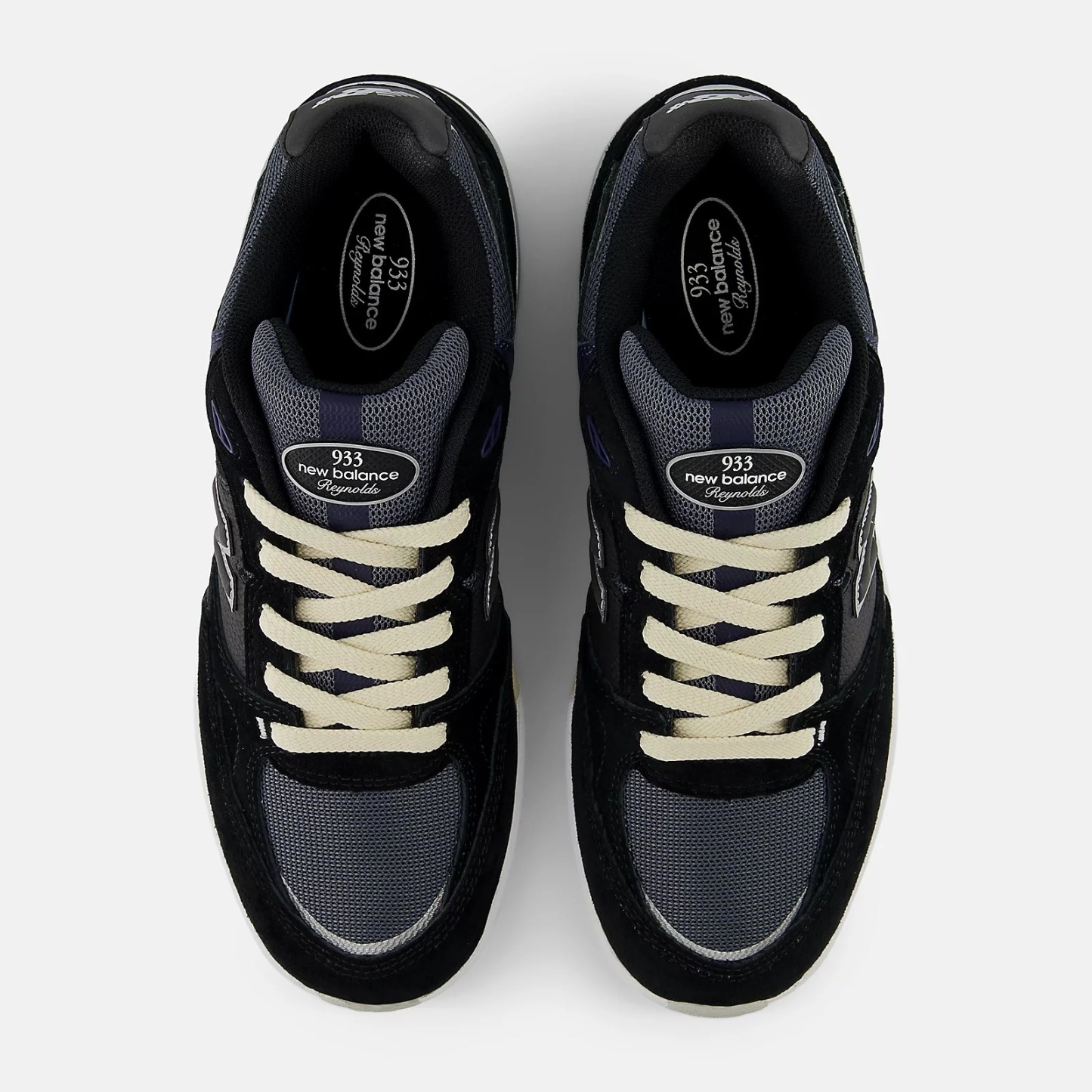 NB NUMERIC - Andrew Reynolds 933 (BNT Black / Eclipse) Skate Shoes (CONTAINS PIG LEATHER)