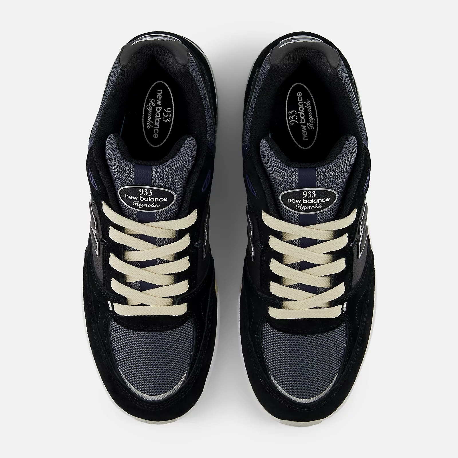 NB NUMERIC - Andrew Reynolds 933 (BNT Black / Eclipse) Skate Shoes (CONTAINS PIG LEATHER)