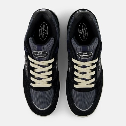 NB NUMERIC - Andrew Reynolds 933 (BNT Black / Eclipse) Skate Shoes (CONTAINS PIG LEATHER)